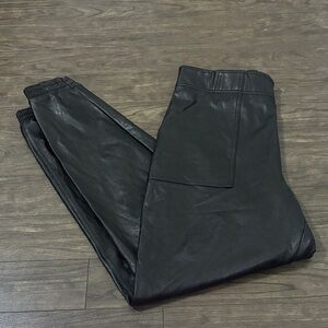 Spanx Leather Like Joggers